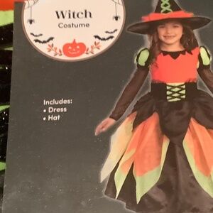 Halloween WITCH Costume Girls Size 4 -6X NWT
